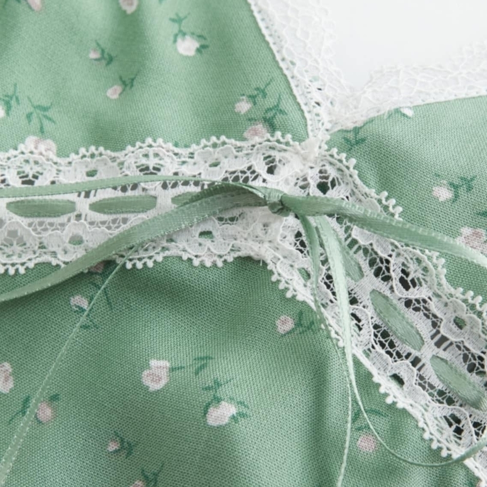 Hollister Elegant Green Lace-Trimmed - Picture 5 of 6